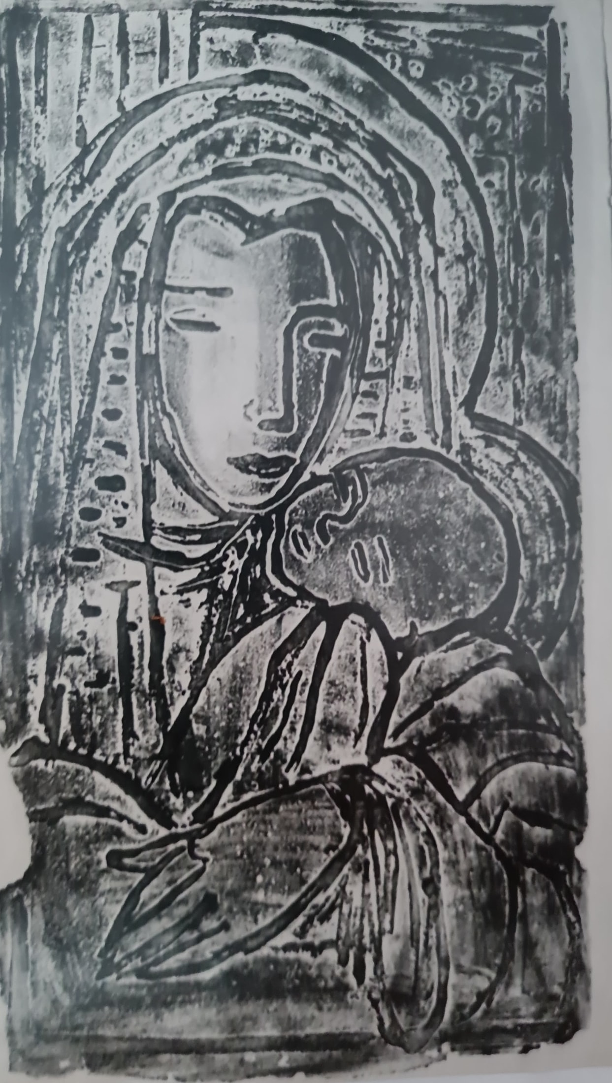 Frau mit Kleinkind